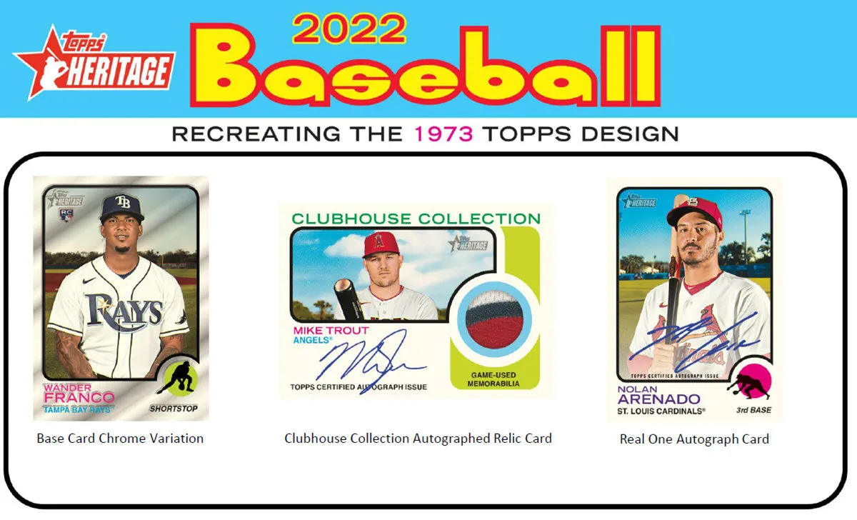 2022 Topps Heritage Baseball MLB Retail Pack #10641