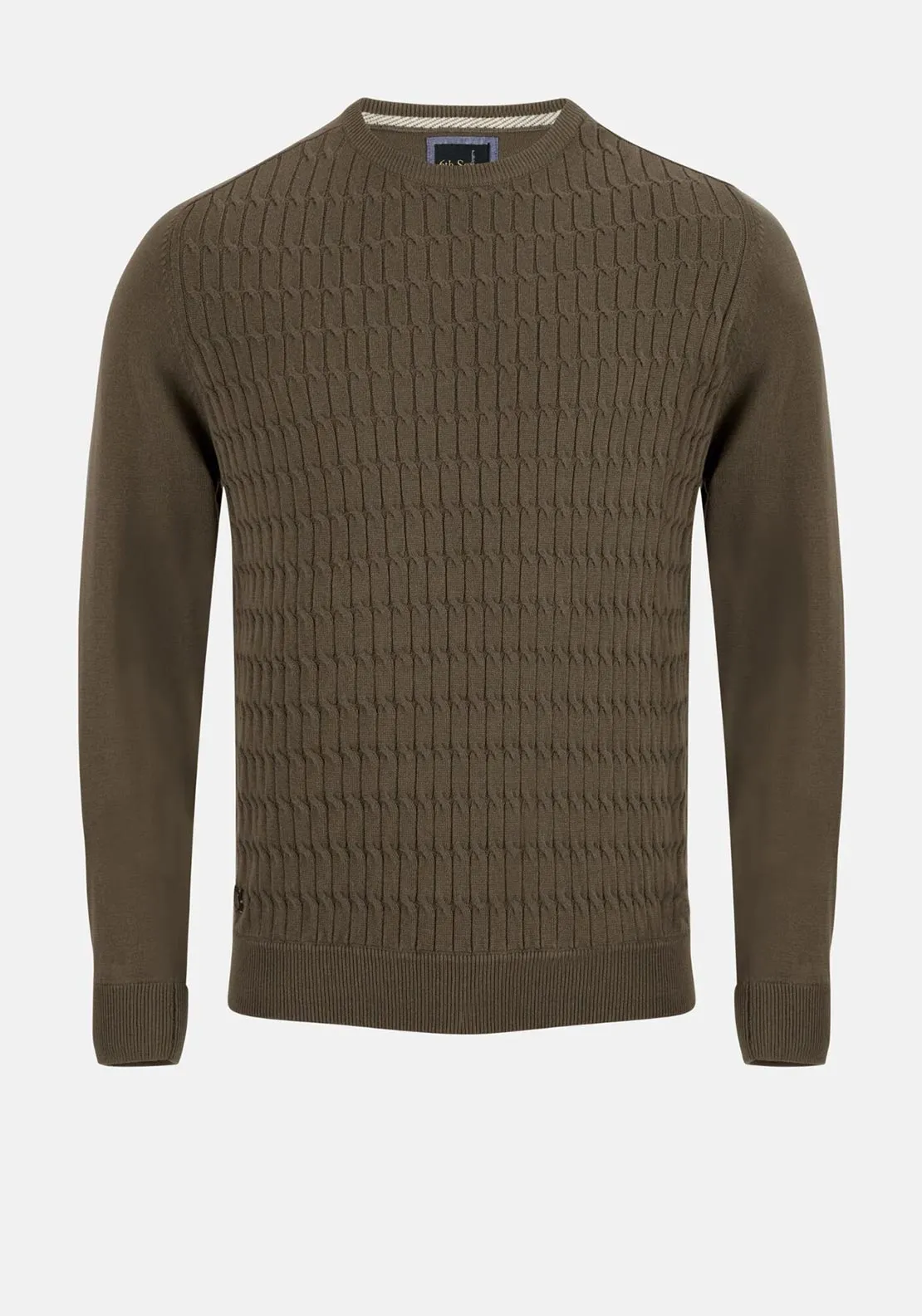 6th Sense Queen Crew Neck Sweater, Morel