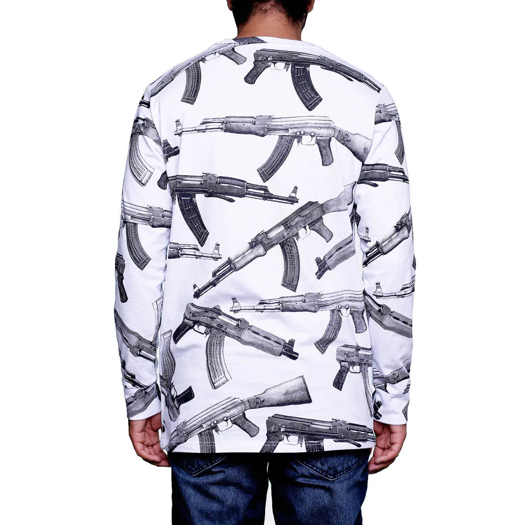 AKs Long Sleeve Tee White L/S