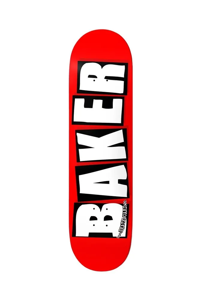 Baker Brand Logo White Deck 8.5"