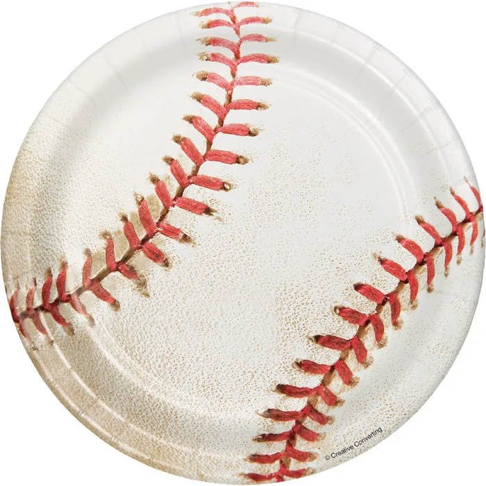 Baseball Paper Dessert Plates (8/Pkg)