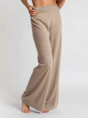 Cashmere pants "Air pants" - taupe