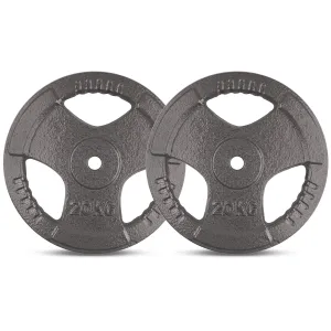 CORTEX 20kg Tri-Grip Standard Plate 25mm (Pair)