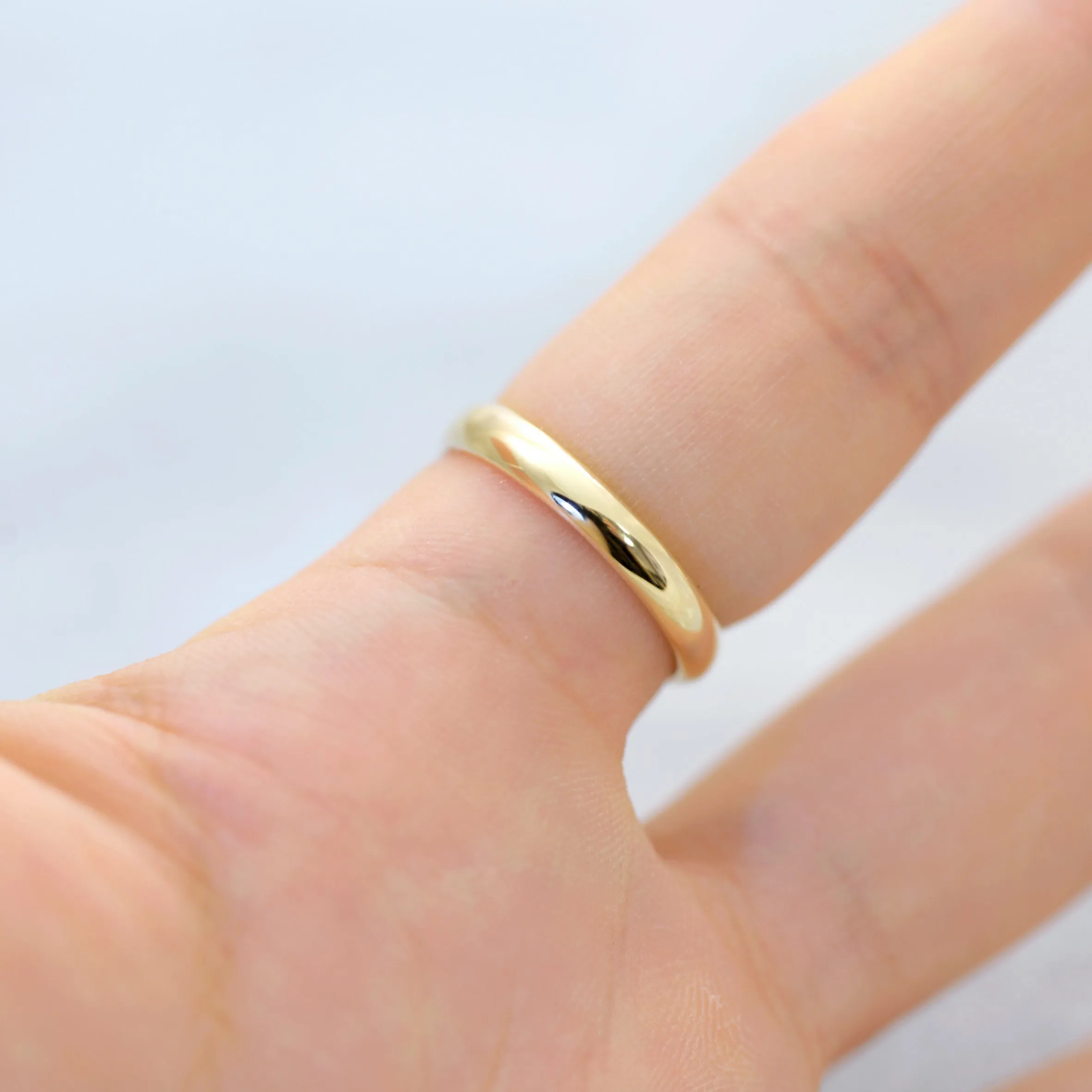 Dainty signet Ring - 14K/ 18K Gold