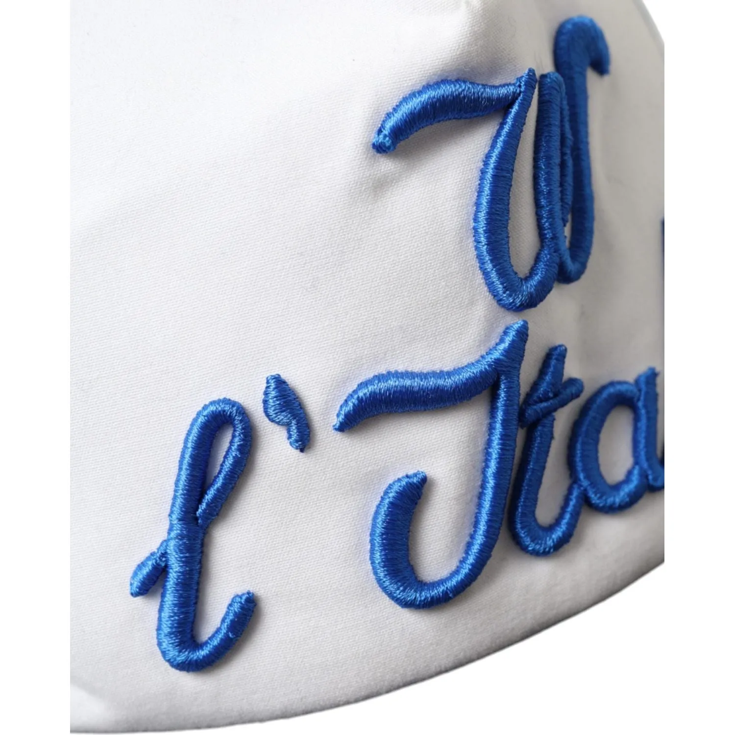 Dolce & Gabbana Blue White Black Italia Mesh Baseball Hat