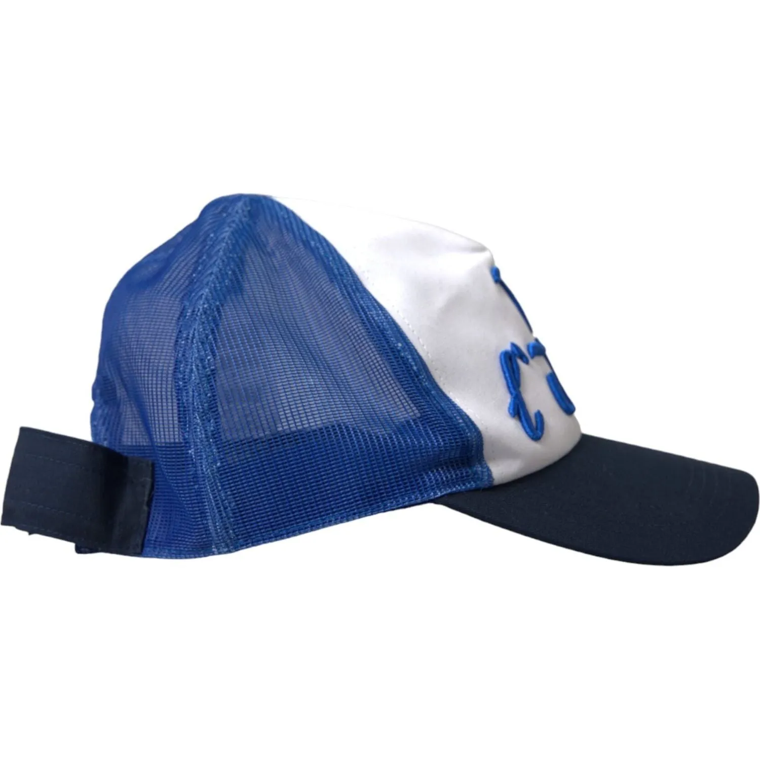 Dolce & Gabbana Blue White Black Italia Mesh Baseball Hat