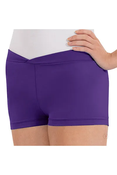 Eurotard 44754 Womens Microfiber V Front Booty Shorts