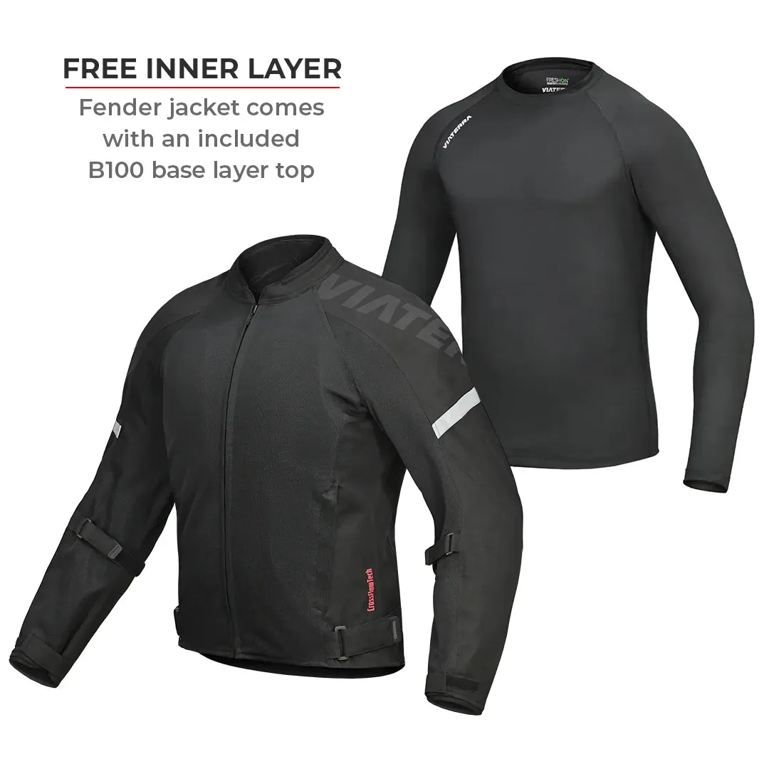 FENDER – URBAN MESH RIDING JACKET with base layer