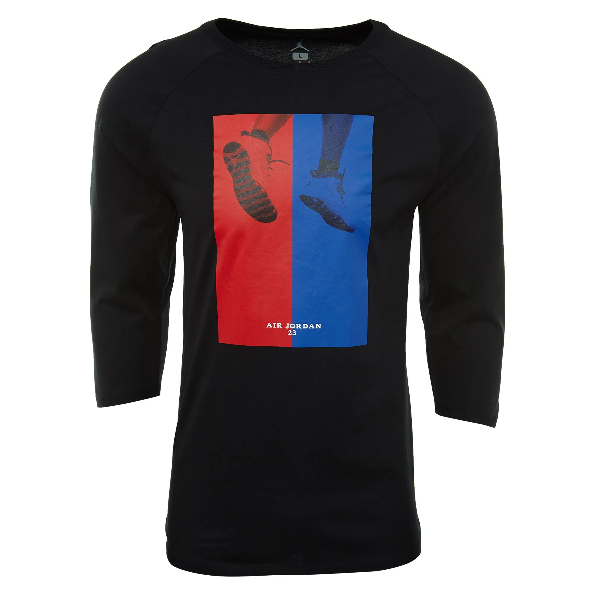 Jordan Retro 10 3/4 Raglan Shirt Mens Style : Aa1879