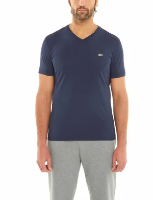 Lacoste Short Sleeve Pima Jersey V neck T-shirt Style # TH6604-51