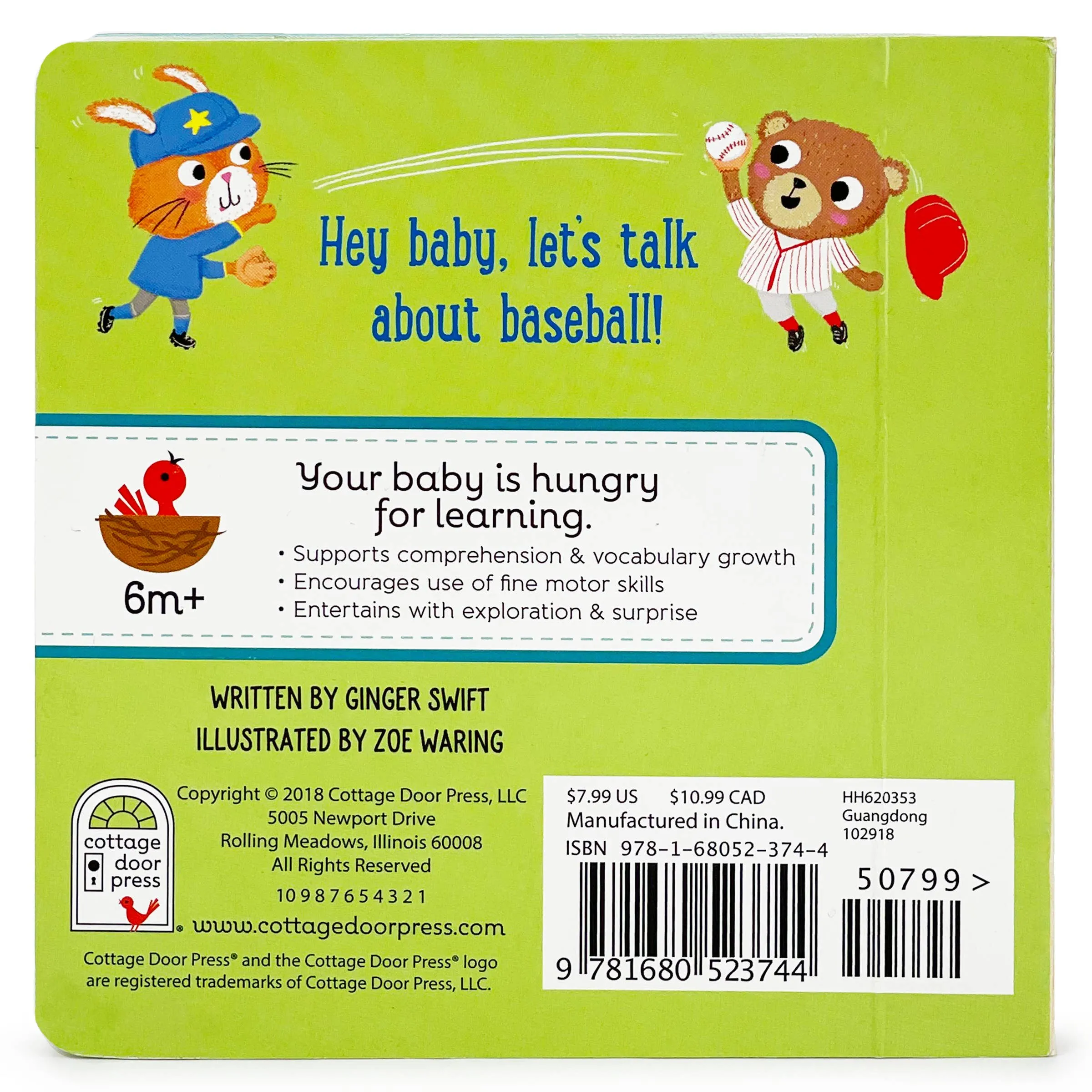 Let's Play Baseball Lift-a-Flap Sports Board Book