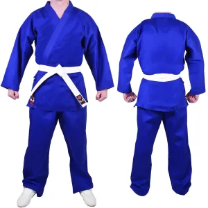 MAR-005B | Blue Karate Student Uniform Gi (8oz Fabric)   FREE BELT