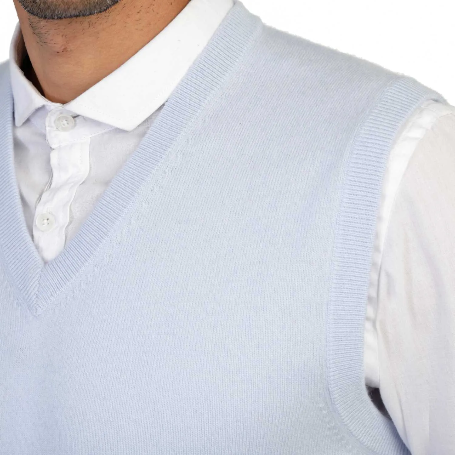 Mens Cashmere Sleeveless Sweater Vest