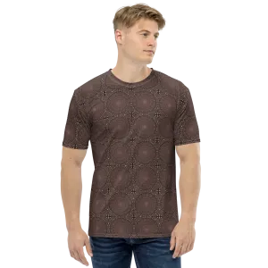 Recursia Desert Dream Men's Crew Neck T-Shirt In Pink