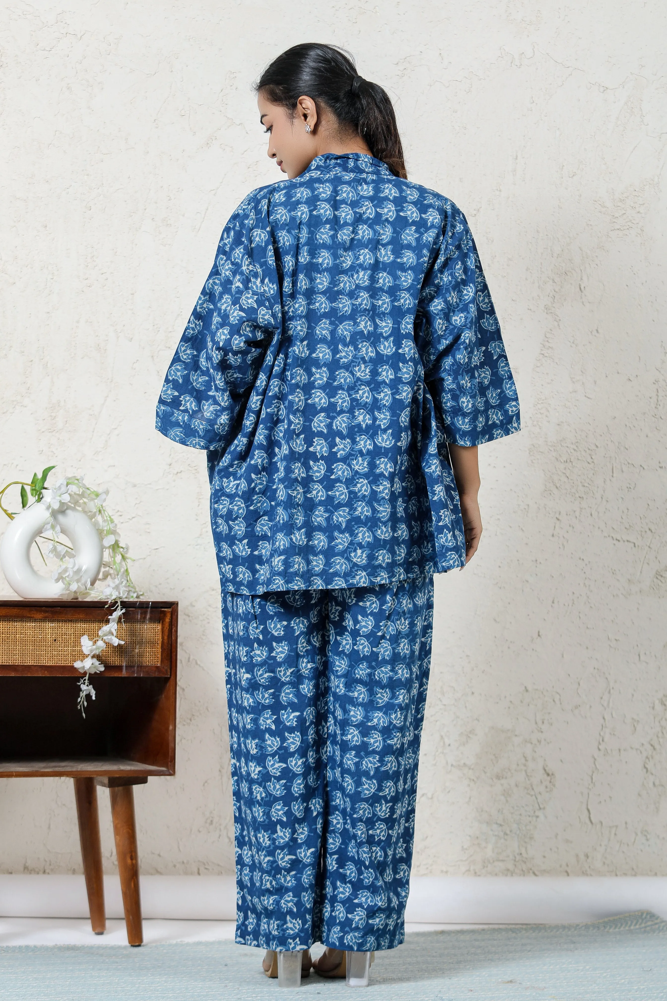 Shrug-Pants Co-ord (Indigo)